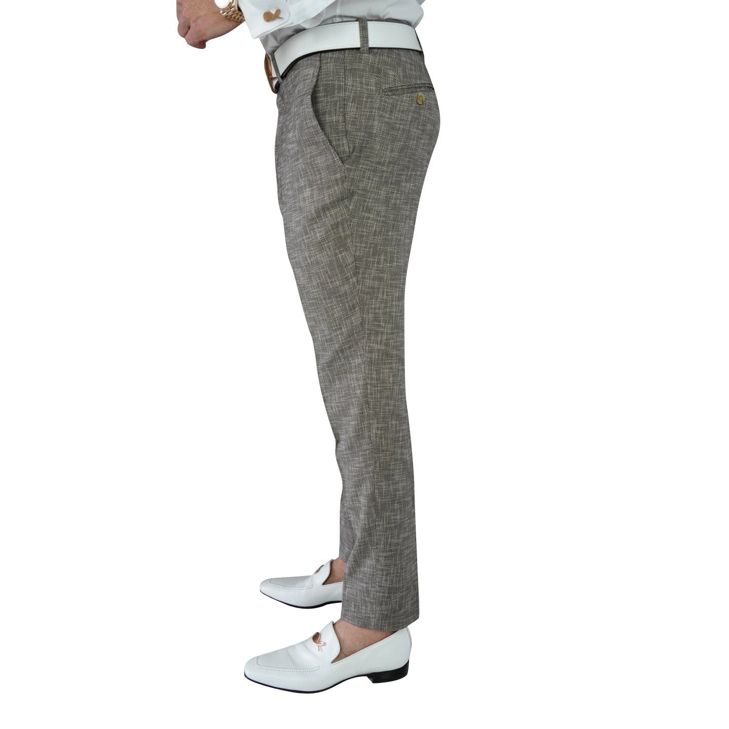 Hazel Lino Tweed Trousers @ The Vault