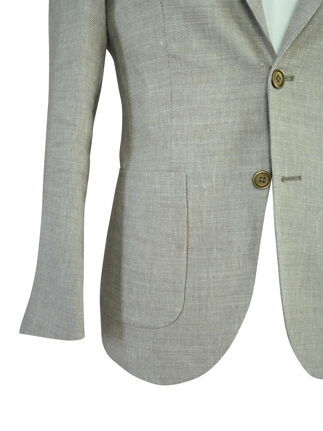 Avena Ecru Woven Tweed Jacket @ The Vault
