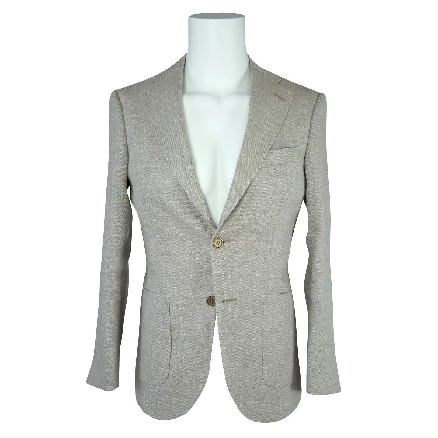 Avena Ecru Woven Tweed Jacket @ The Vault