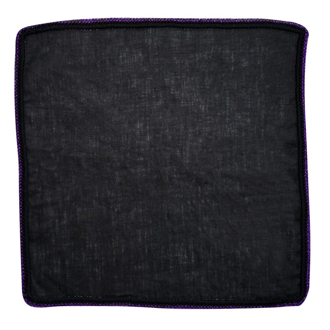 Black Raso with Purple Flake Signature Border