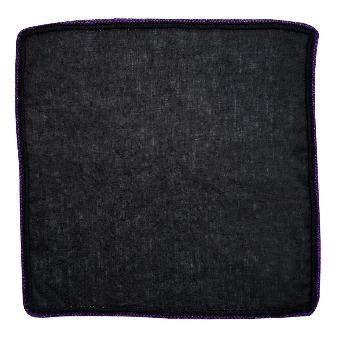 Black Raso with Purple Flake Signature Border