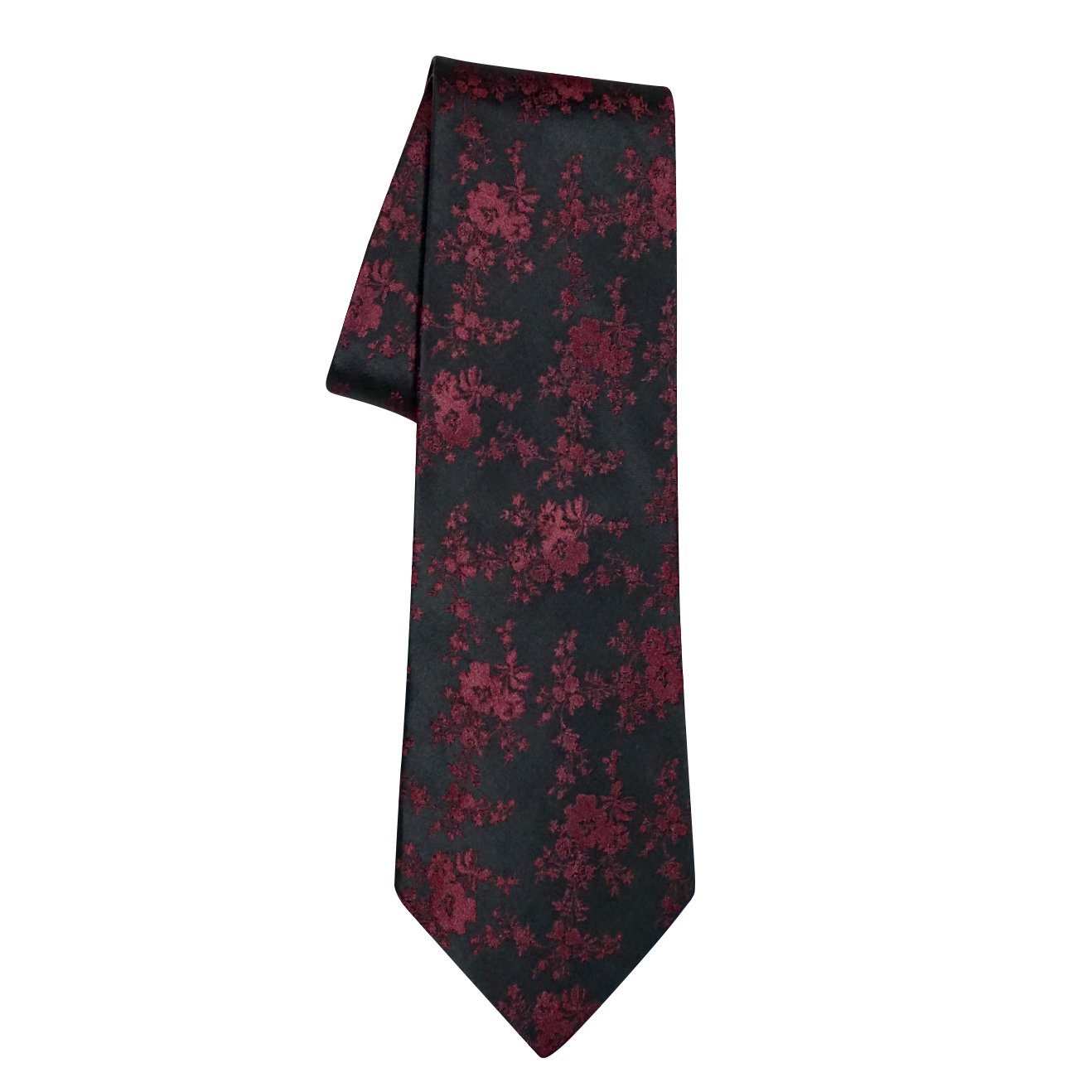 Burgundy Nero Carnation Necktie