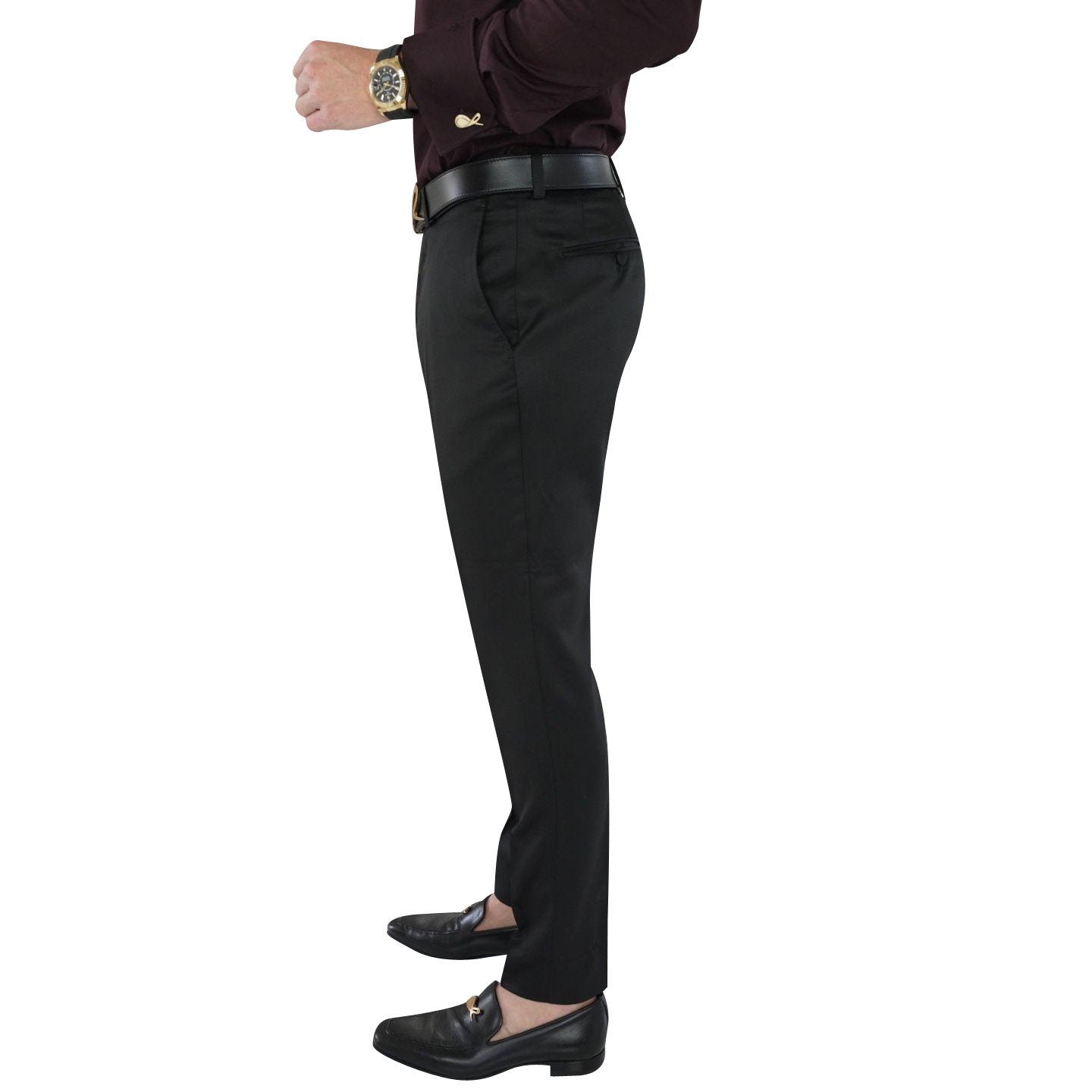 Black Lucentezza Trousers