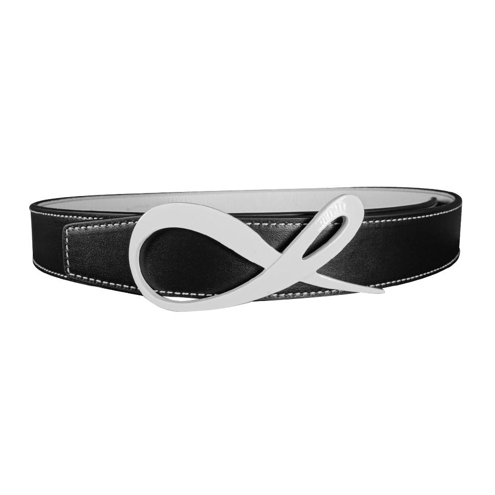 Classic Bianco Classica Nero Opal White Belt