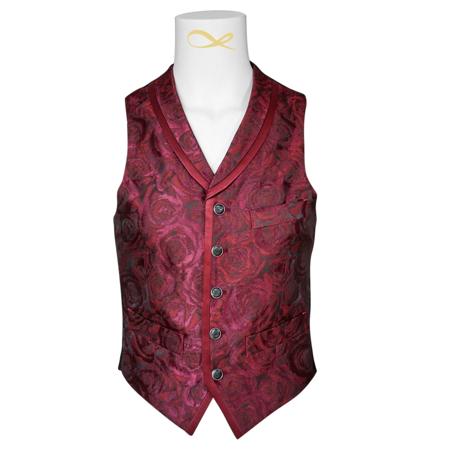 Garnet Rosa Ciottoli Waistcoat