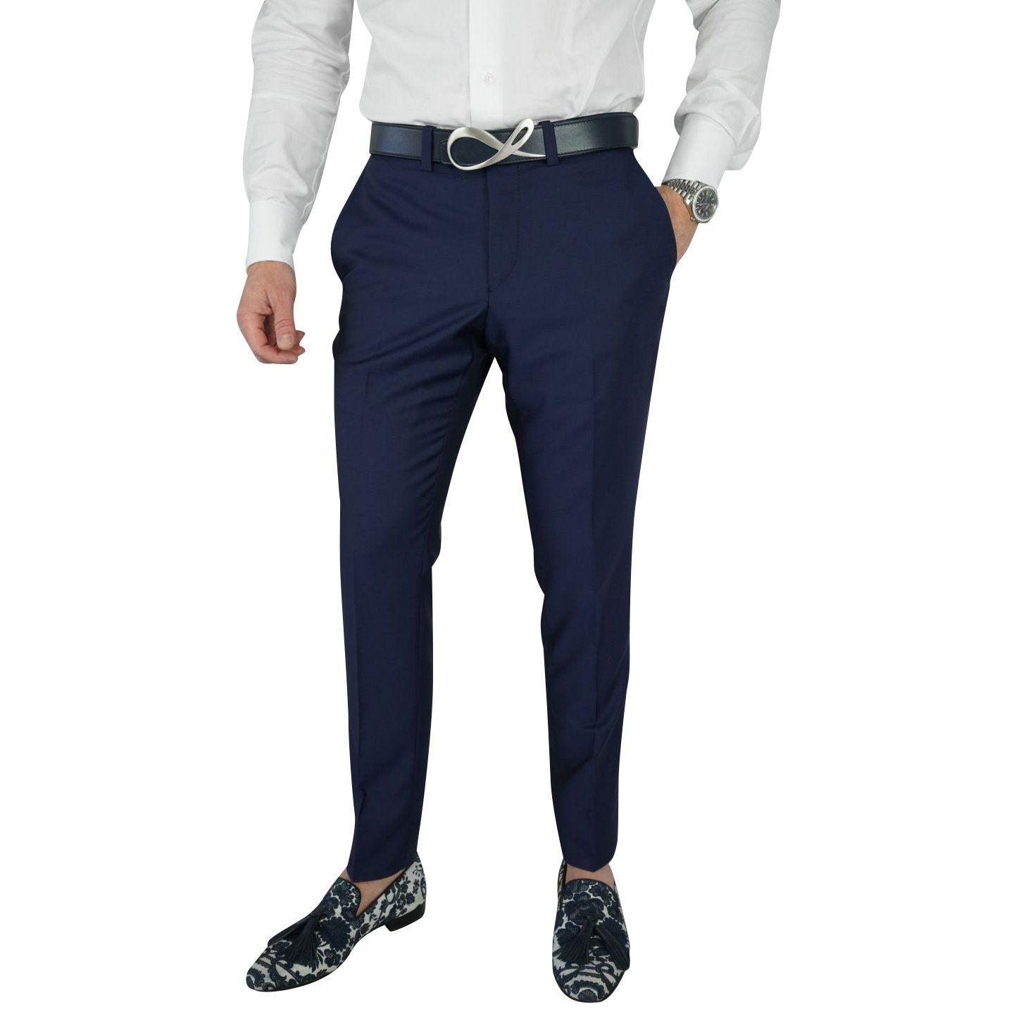 Navy Blue Evento Trousers