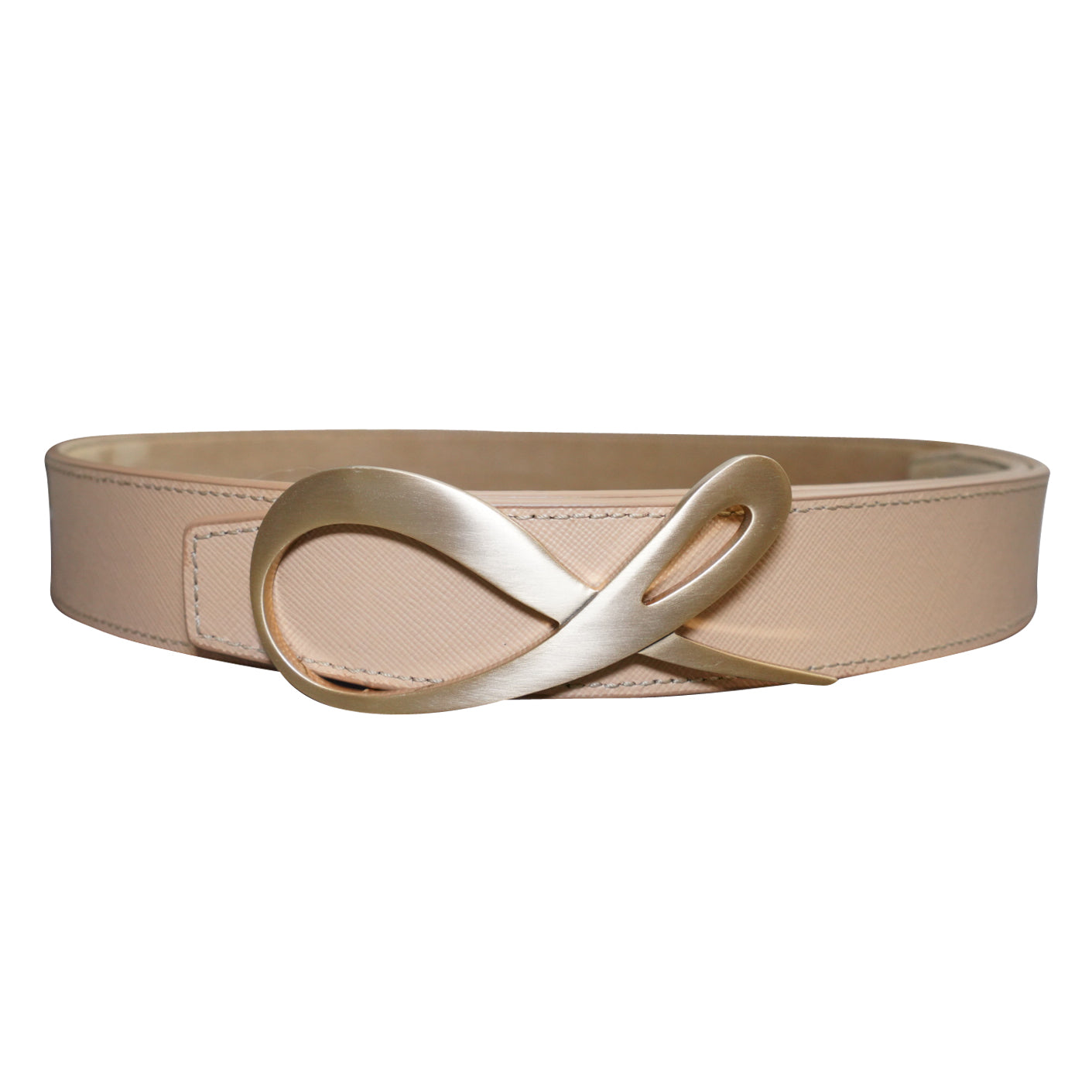 Tuscan Suede Pebbled Yellow Gold Reversible Belt