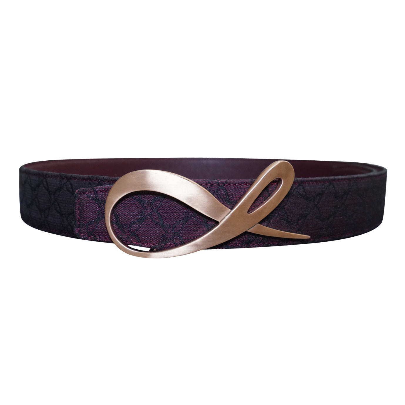 Vino Logo Rose Gold Reversible Belt