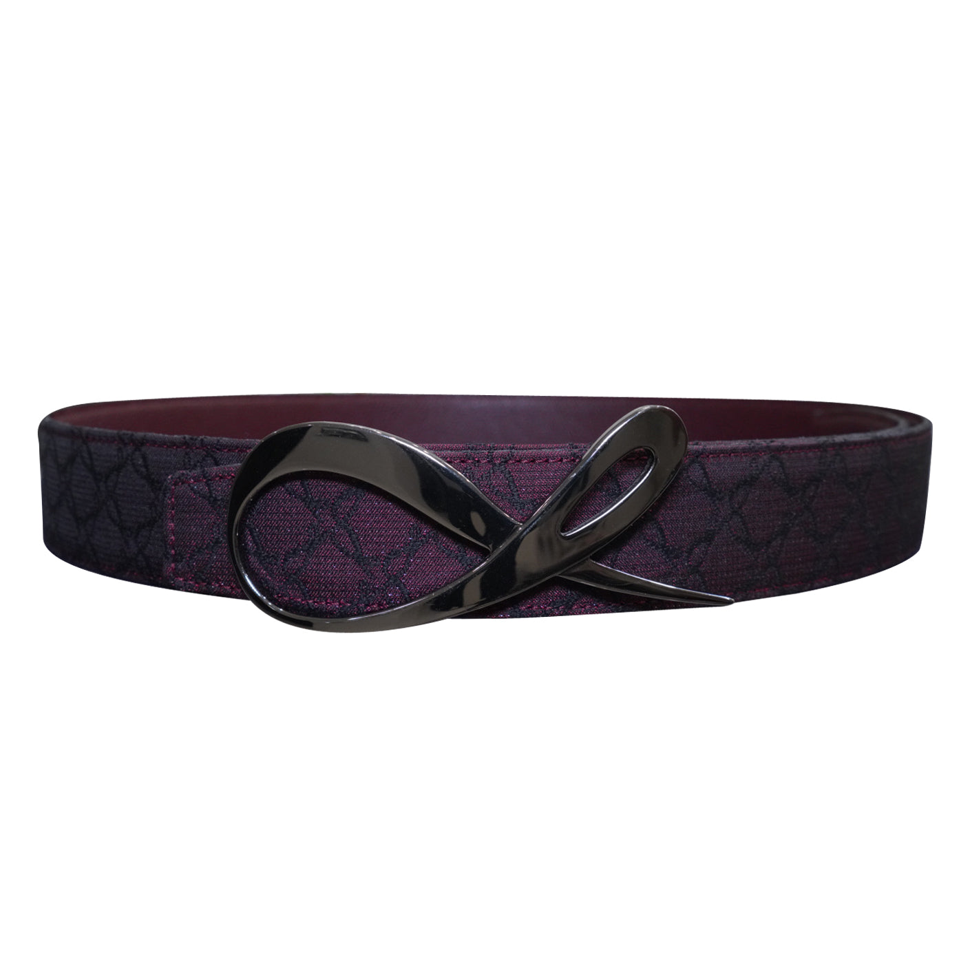 Vino Logo Black Enamel Reversible Belt