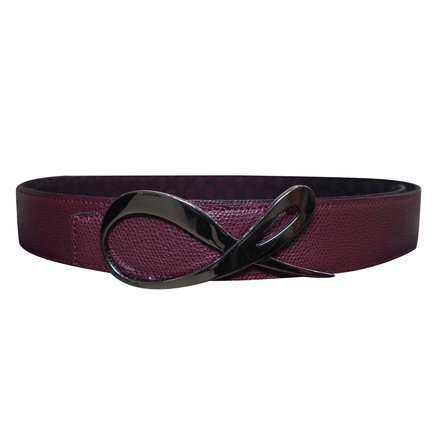 Vino Logo Black Enamel Reversible Belt