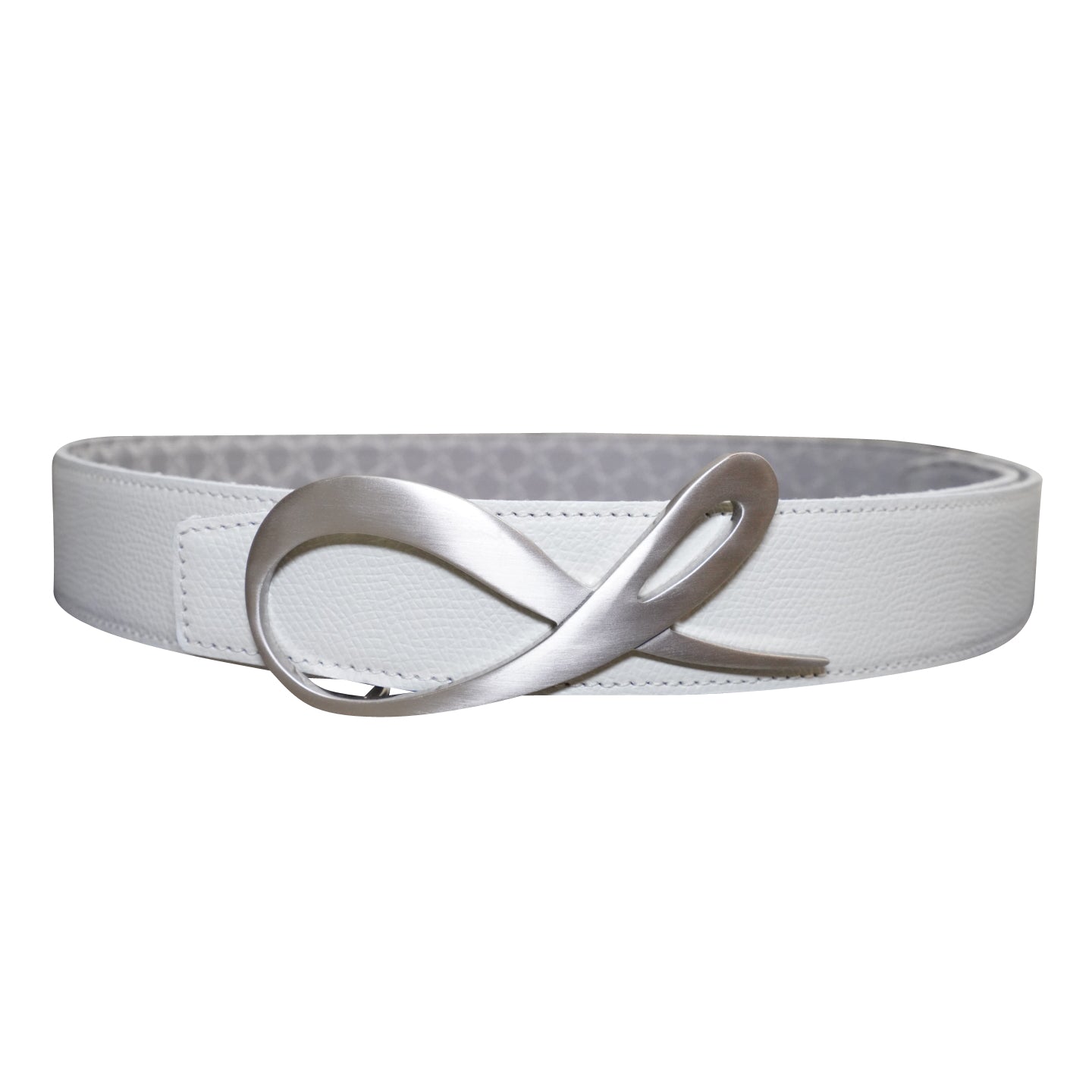 Tortora Logo Silver Reversible Belt