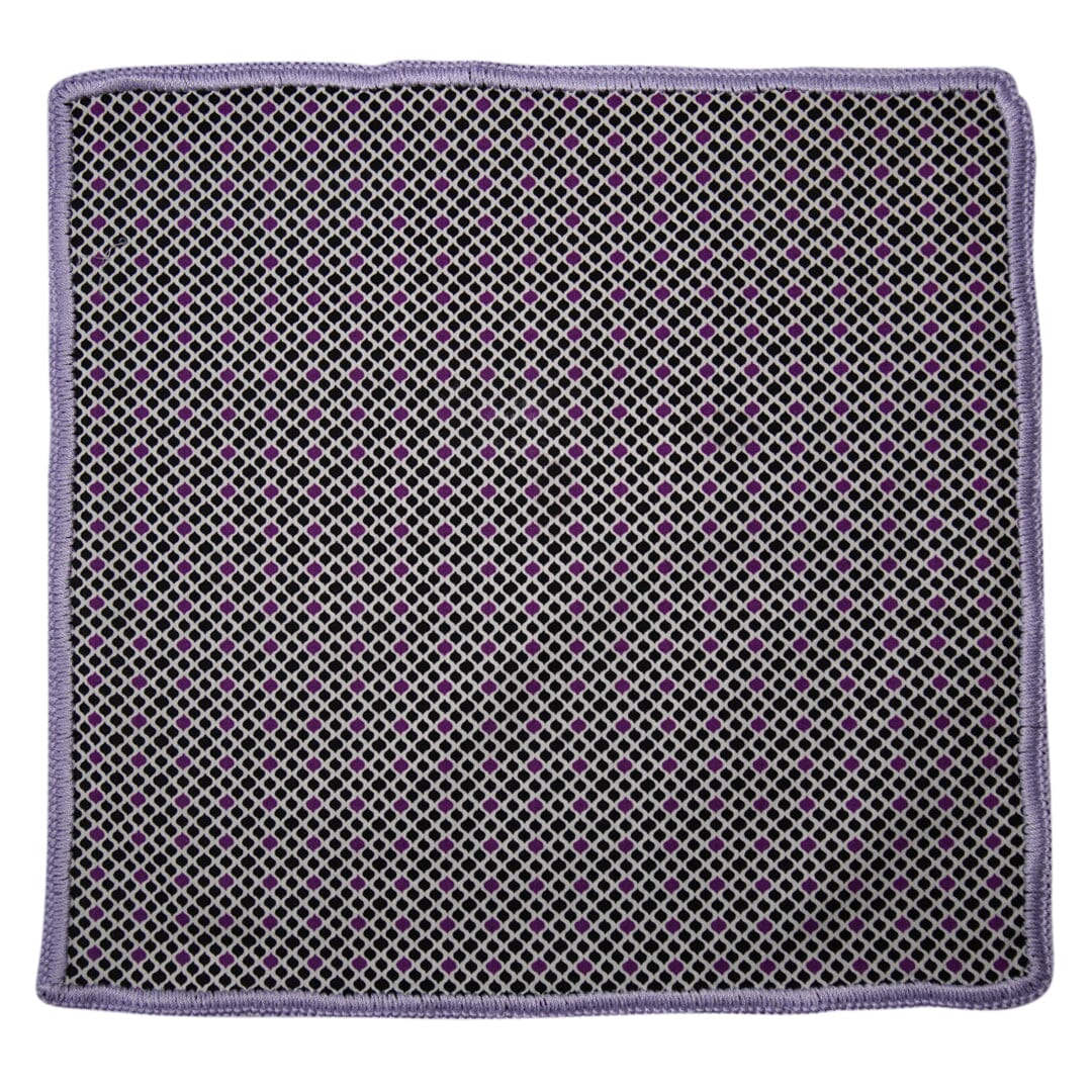 Rasin Arabesco with Lilac Blu Signature Border