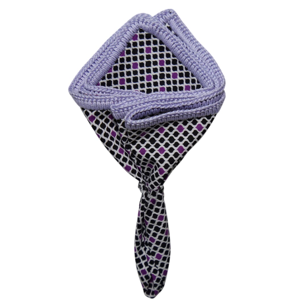 Rasin Arabesco with Lilac Blu Signature Border