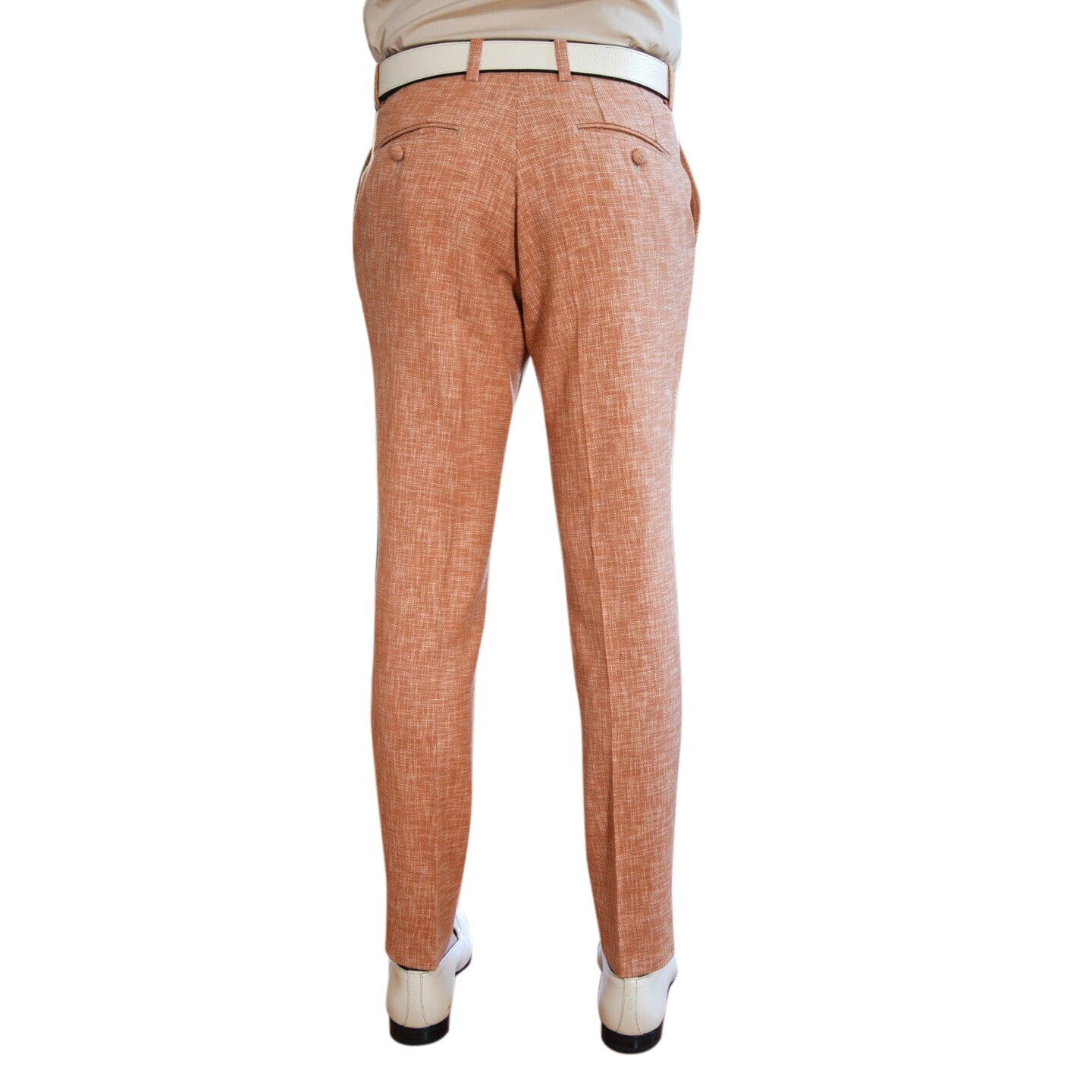 Copper Lino Tweed Trousers