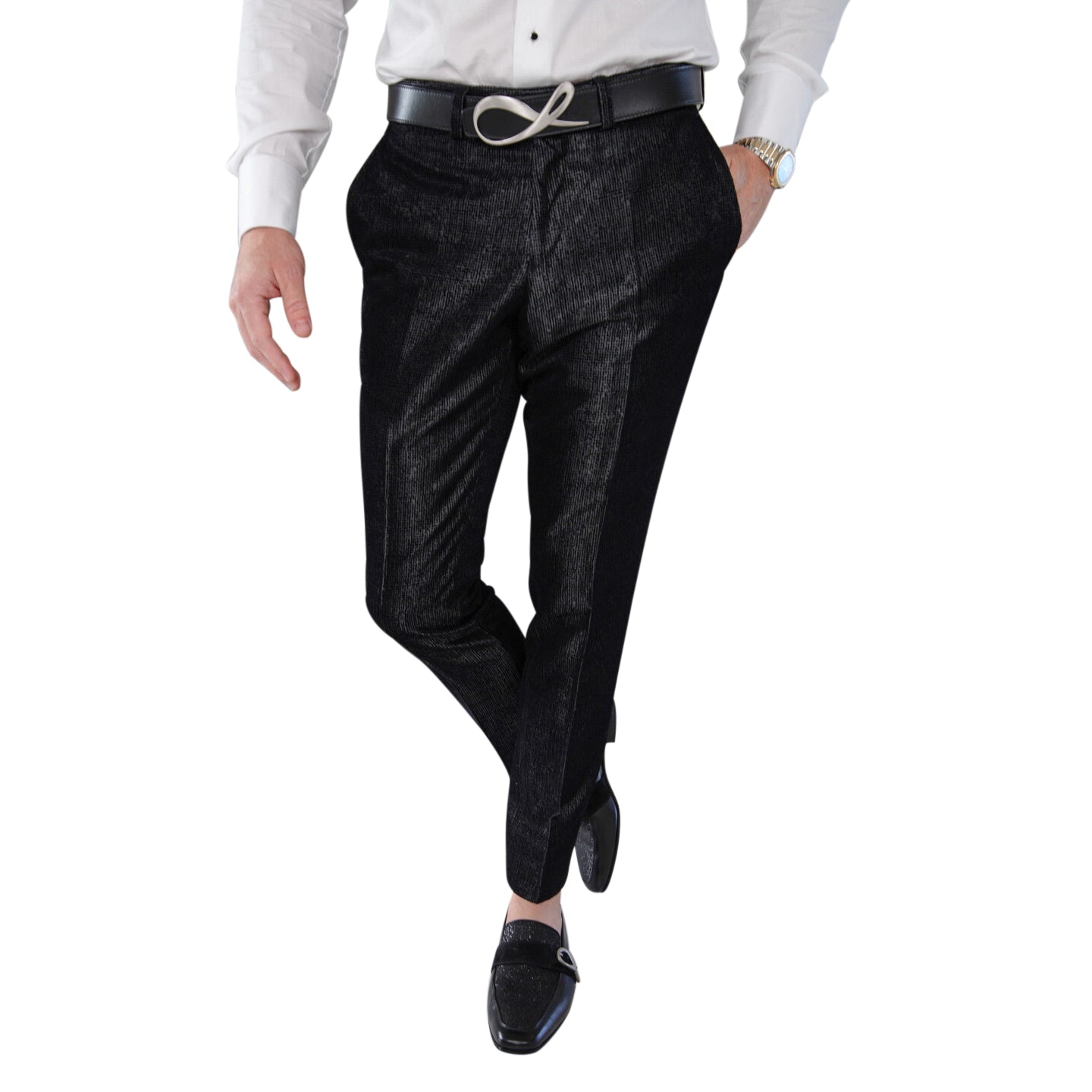 Black Velluto Trousers