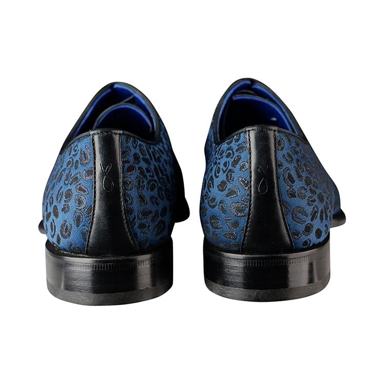 Azure Ghepardo Lace Ups - Sebastian Cruz Couture