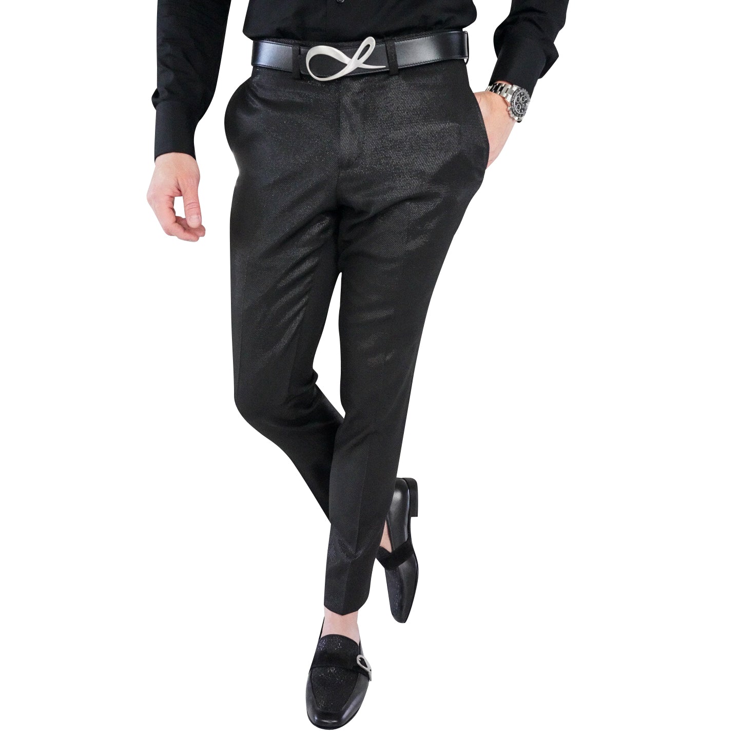 Black Luna Trousers 48x36