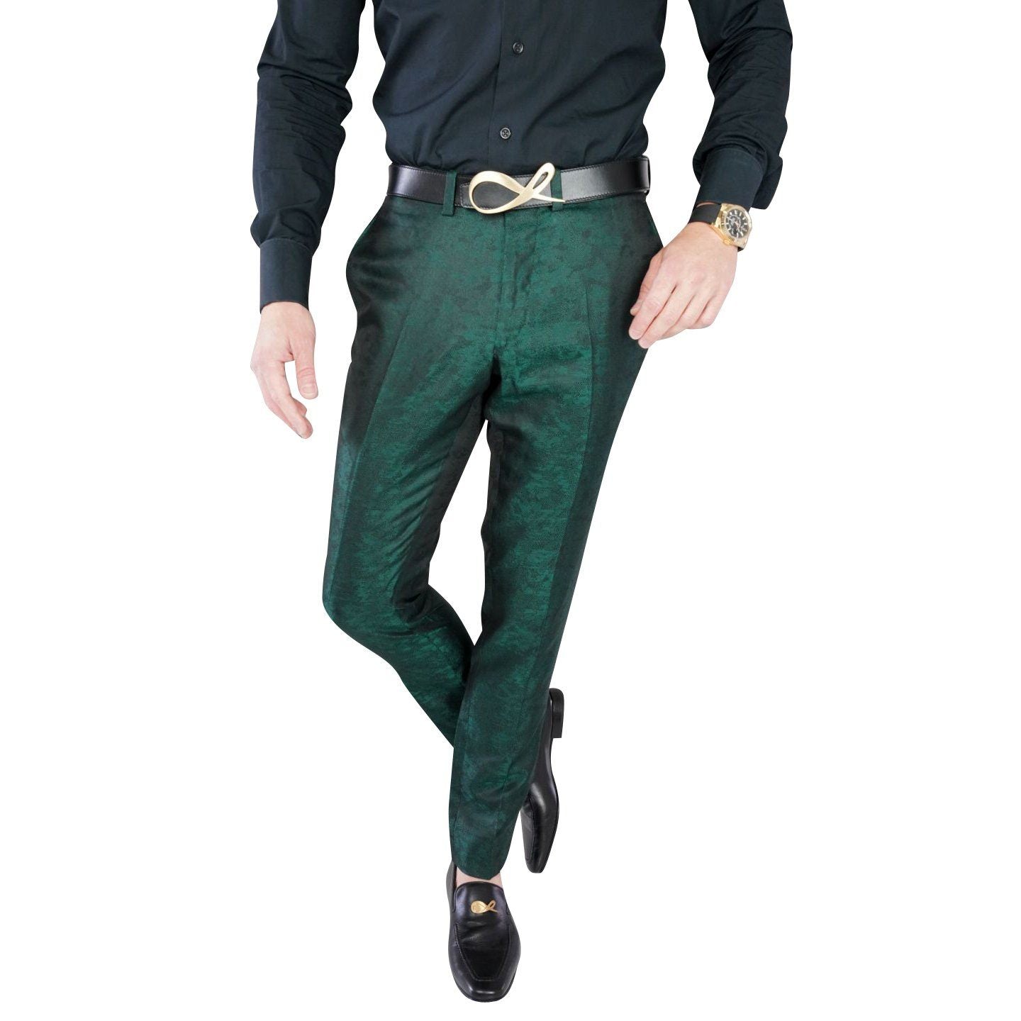 Emerald Brillo Trousers @ The Vault
