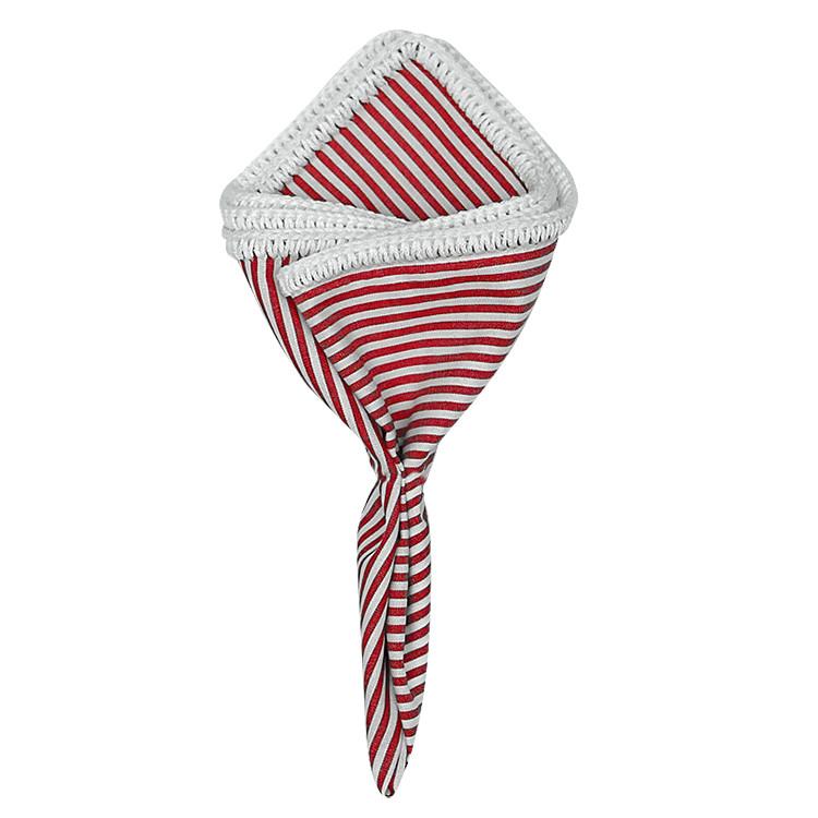 Red Nautico with White Signature Border
