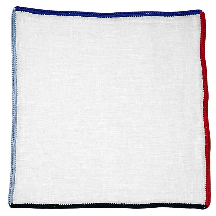 White Nieve with Multi American Signature Border