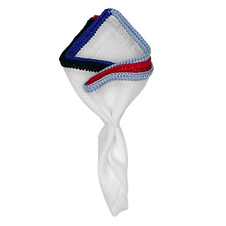 White Nieve with Multi American Signature Border