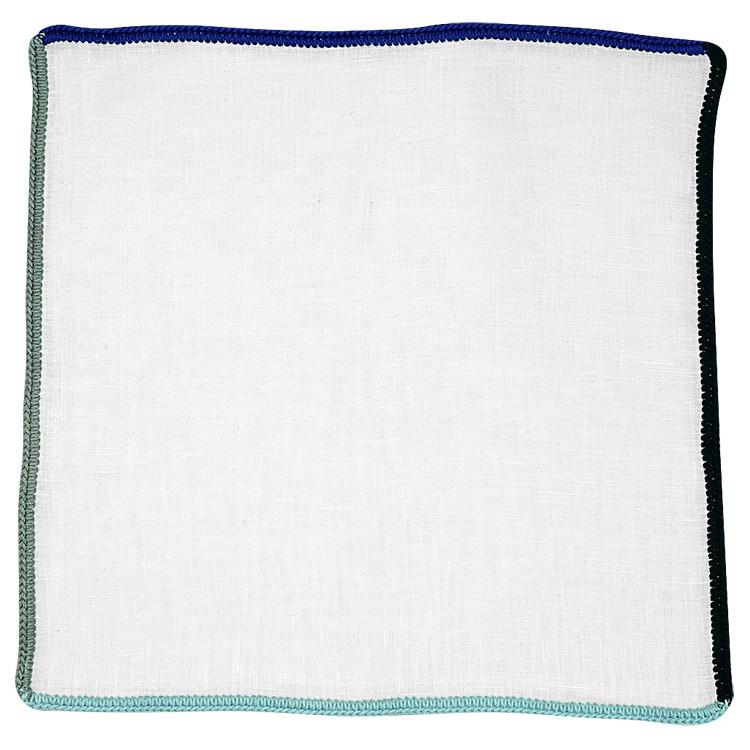 White Nieve with Multi Crazy Signature Border
