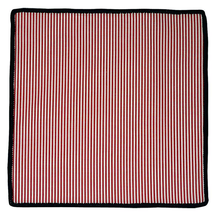 Red Nautico with Navy Blue Signature Border
