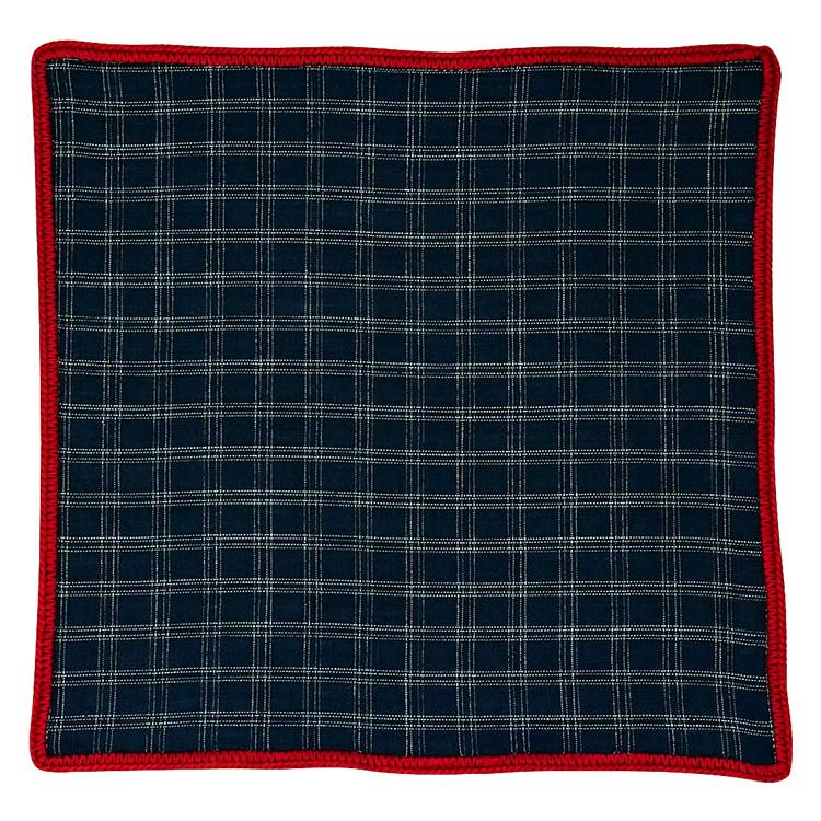 Plaidazure with Red Signature Border