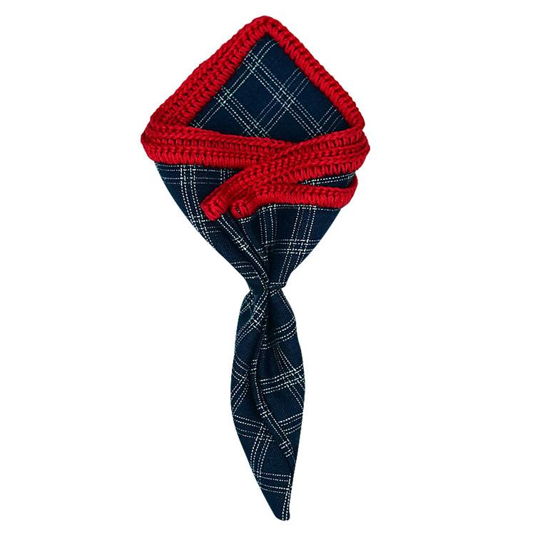 Plaidazure with Red Signature Border