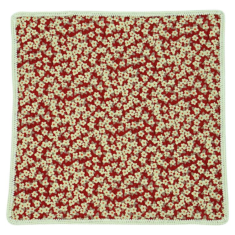 Carmine Mini Fiori with Off White Signature Border - Sebastian Cruz Couture
