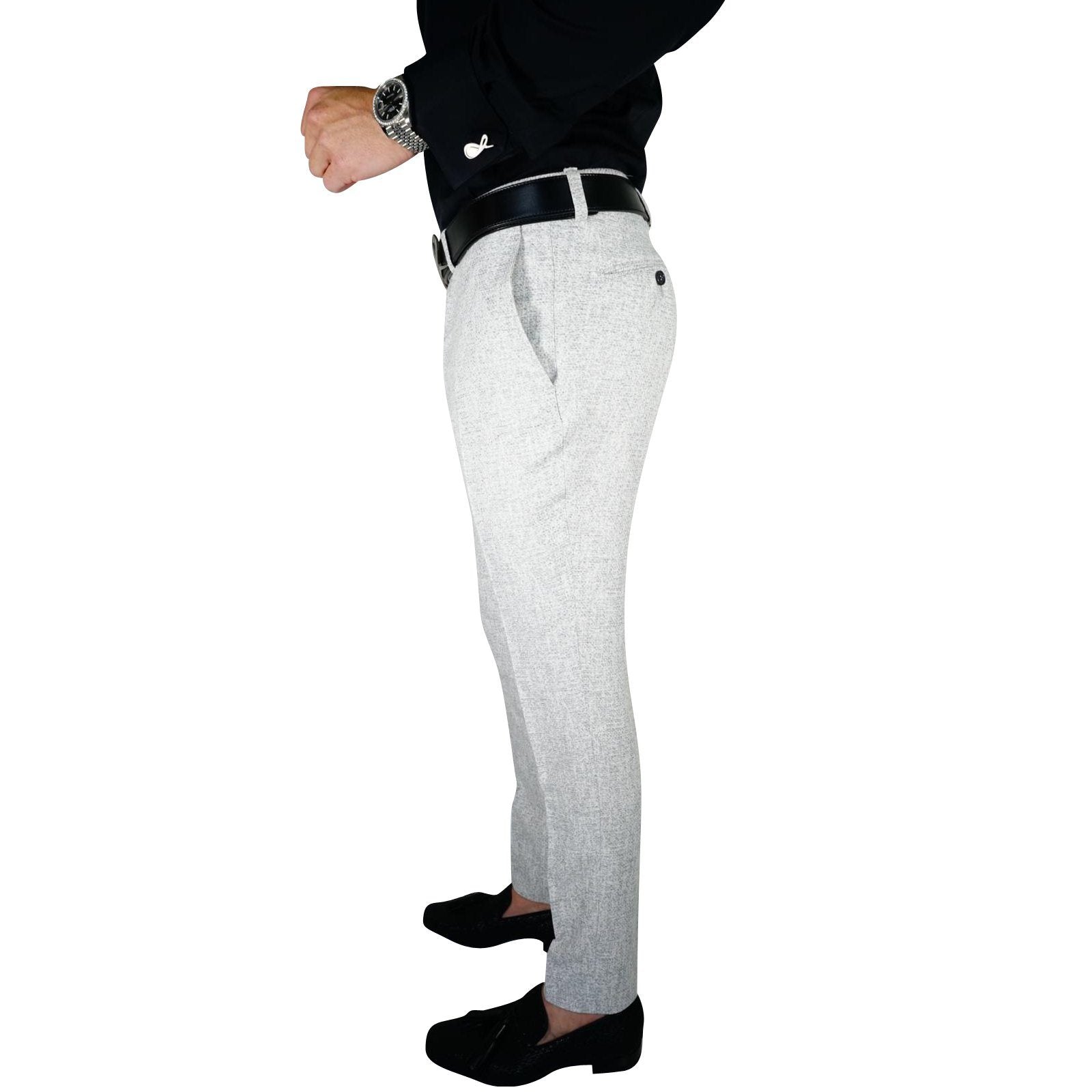 Cloud Gray Paglia Trousers @ The Vault
