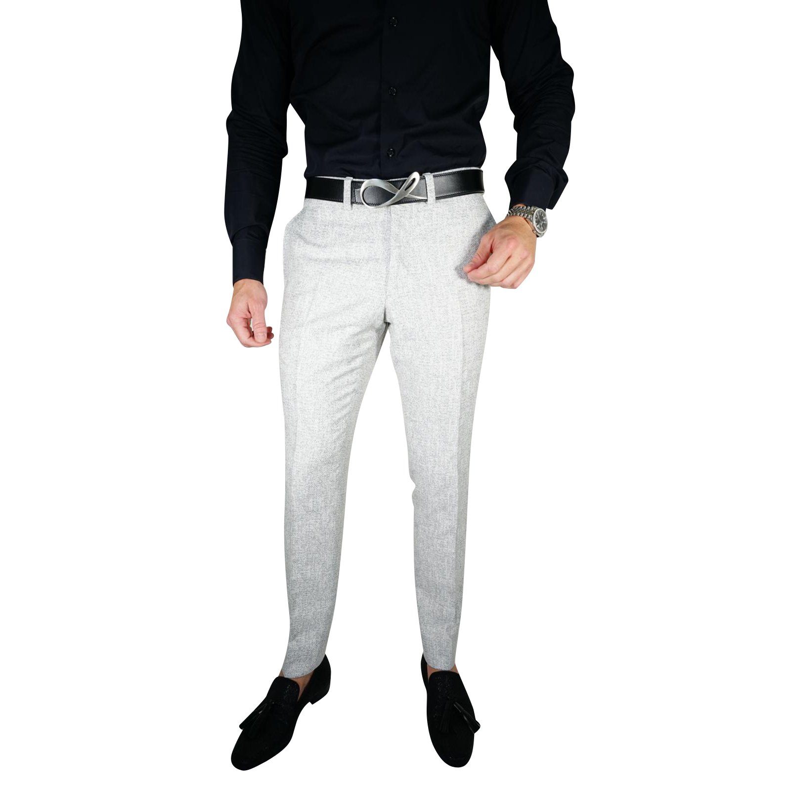 Cloud Gray Paglia Trousers @ The Vault