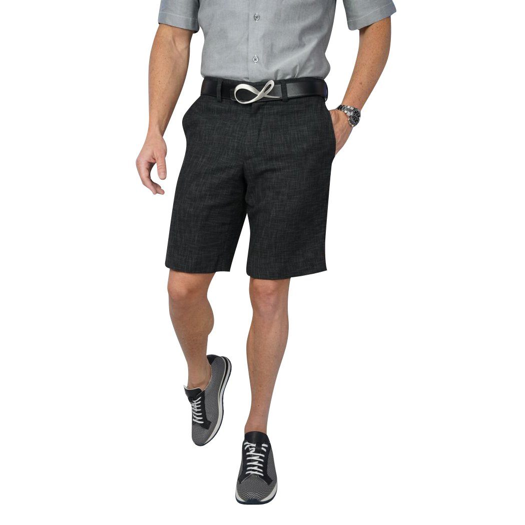 Onyx Lino Tweed Shorts