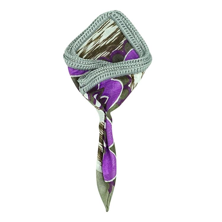 Orchid Geranio with Grey Signature Border