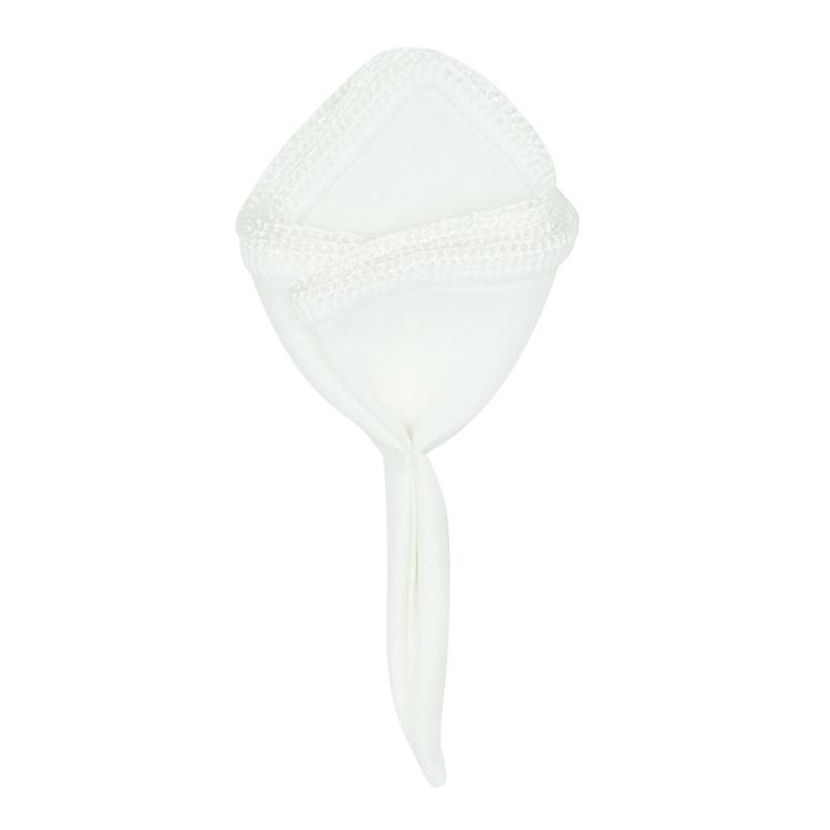 White Nieve With White Snow Flake Signature Border