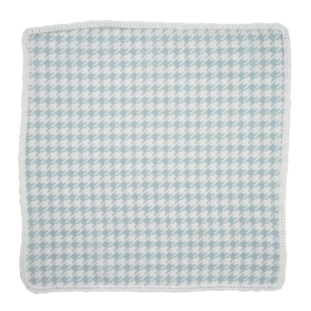 Alzavola Houndstooth with White Signature Border