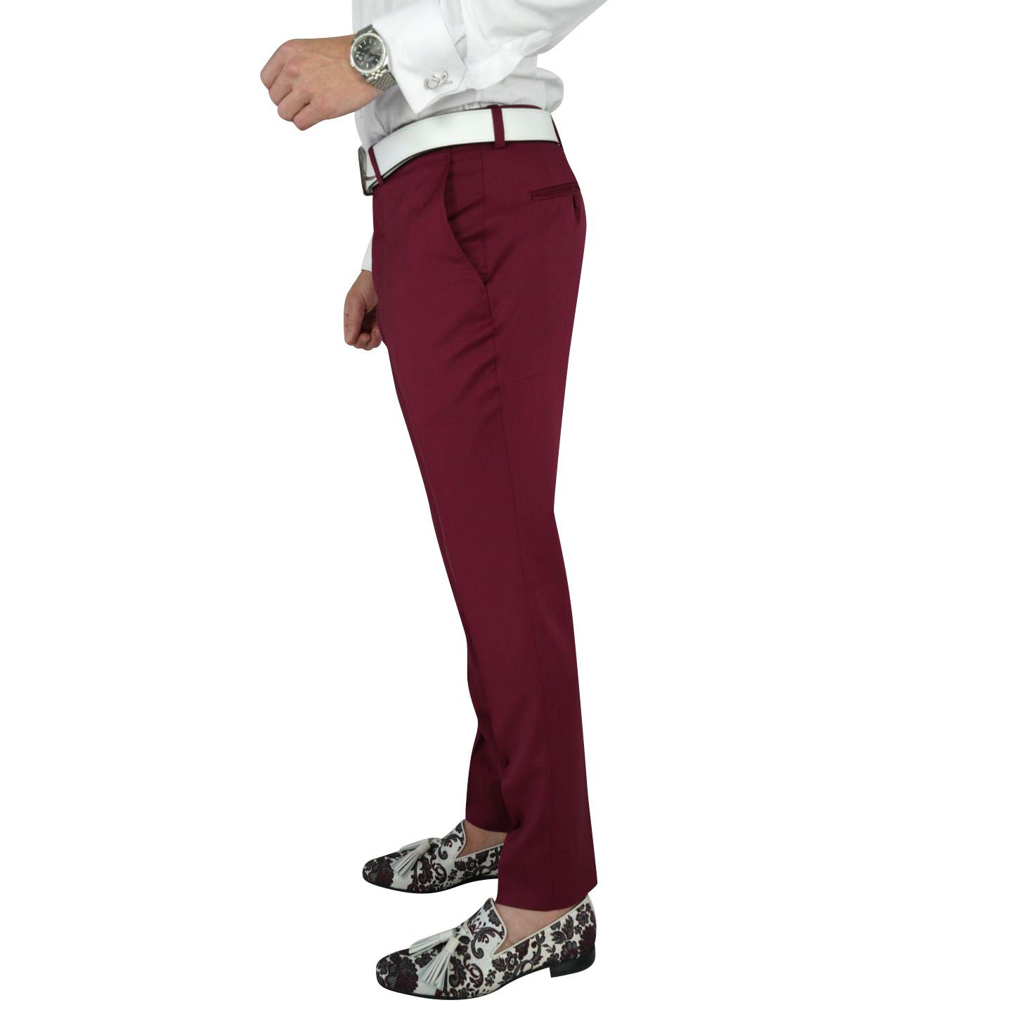 Burgundy Trousers