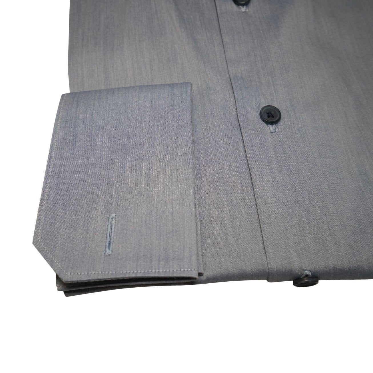 Brushed Vintage Denim Dress Shirt