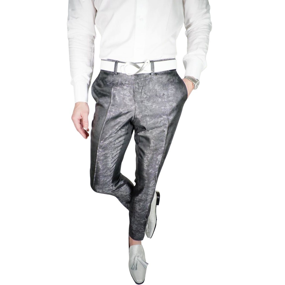 Gunmetal Brillo Trousers