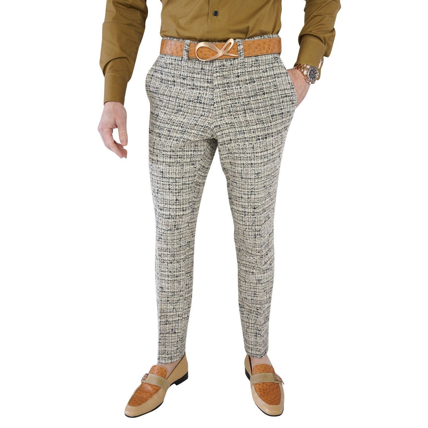 Biscotti Tweed Trousers @ The Vault