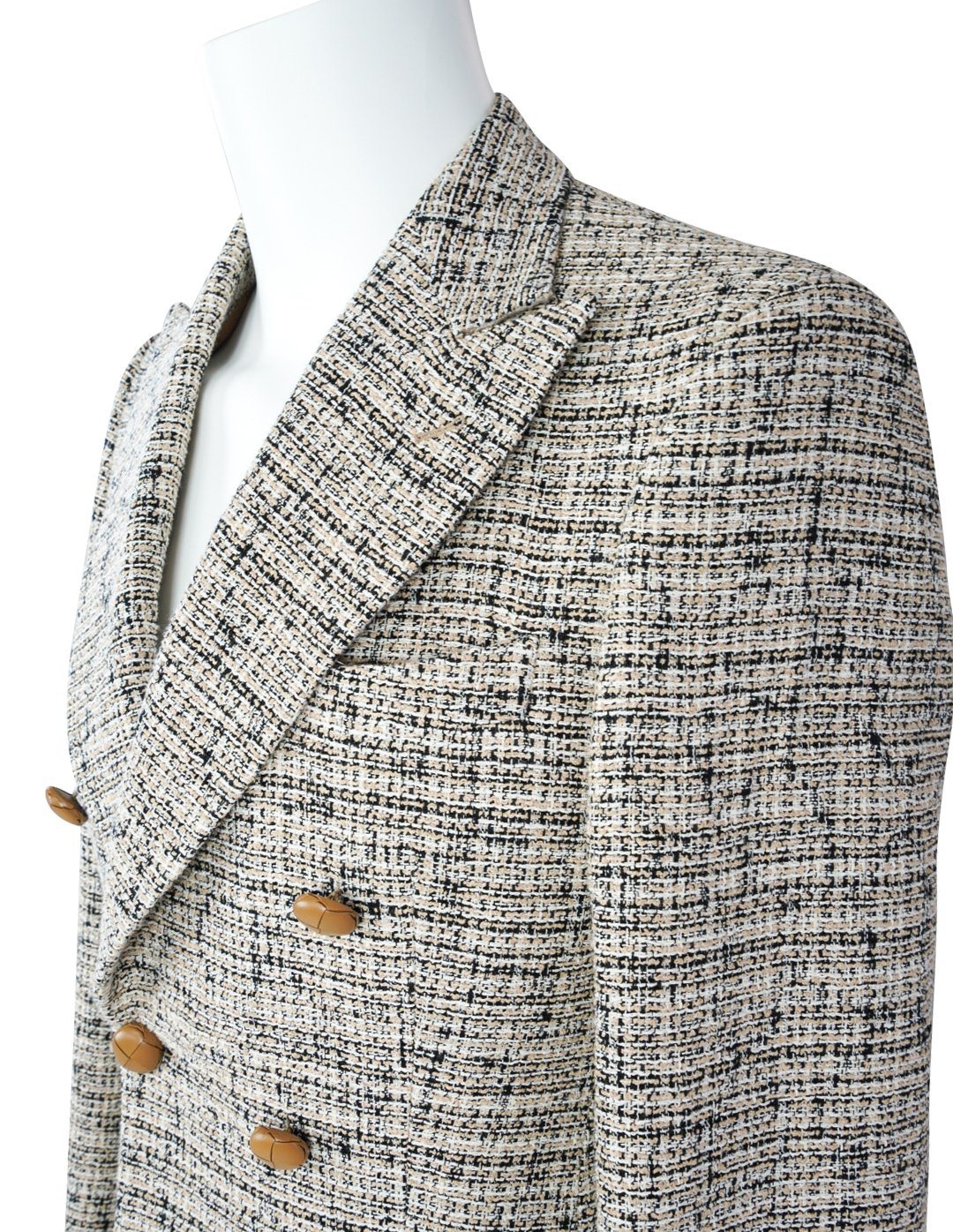 Biscotti Tweed Double Breasted Jacket @ The Vault