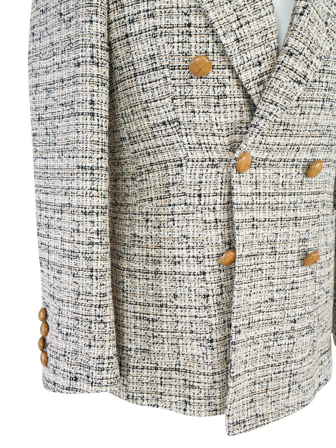 Biscotti Tweed Double Breasted Jacket @ The Vault
