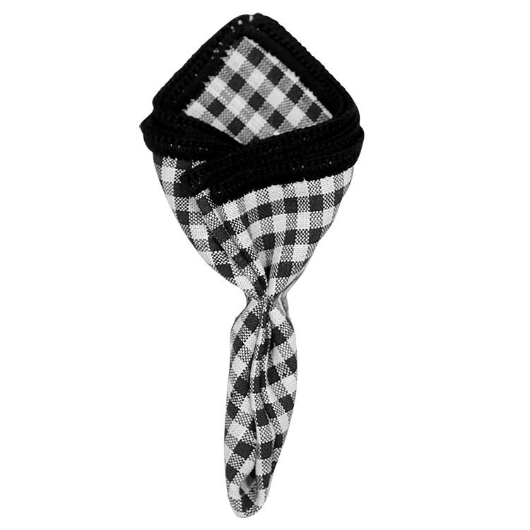 Tartan Navy Grano with Black Signature Border