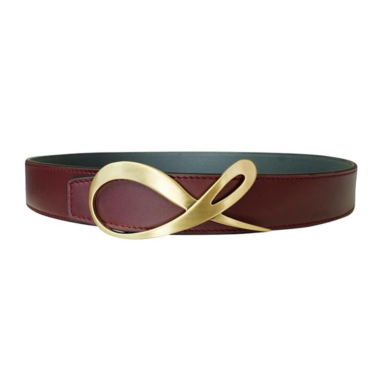 Classica Bordo Grafite Yellow Gold Belt