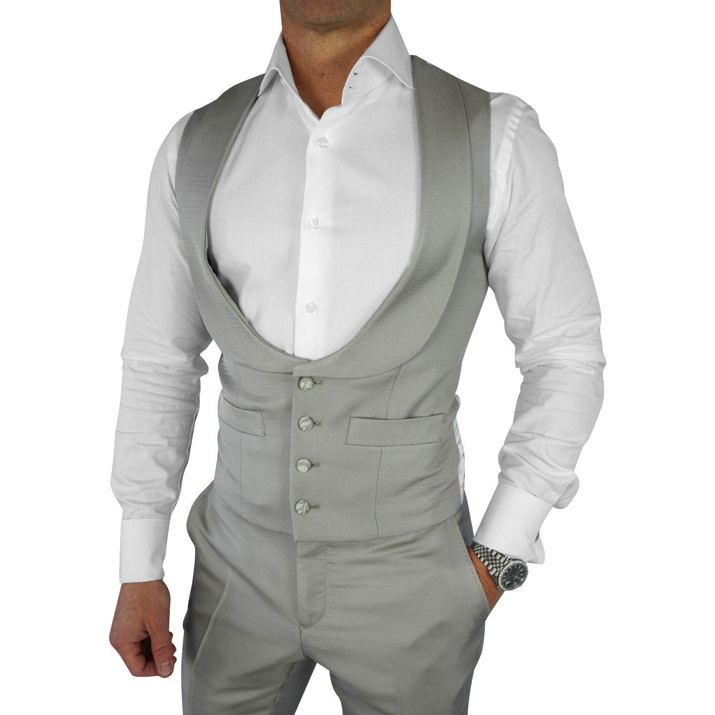 Tortora Evento Cavallo Waistcoat