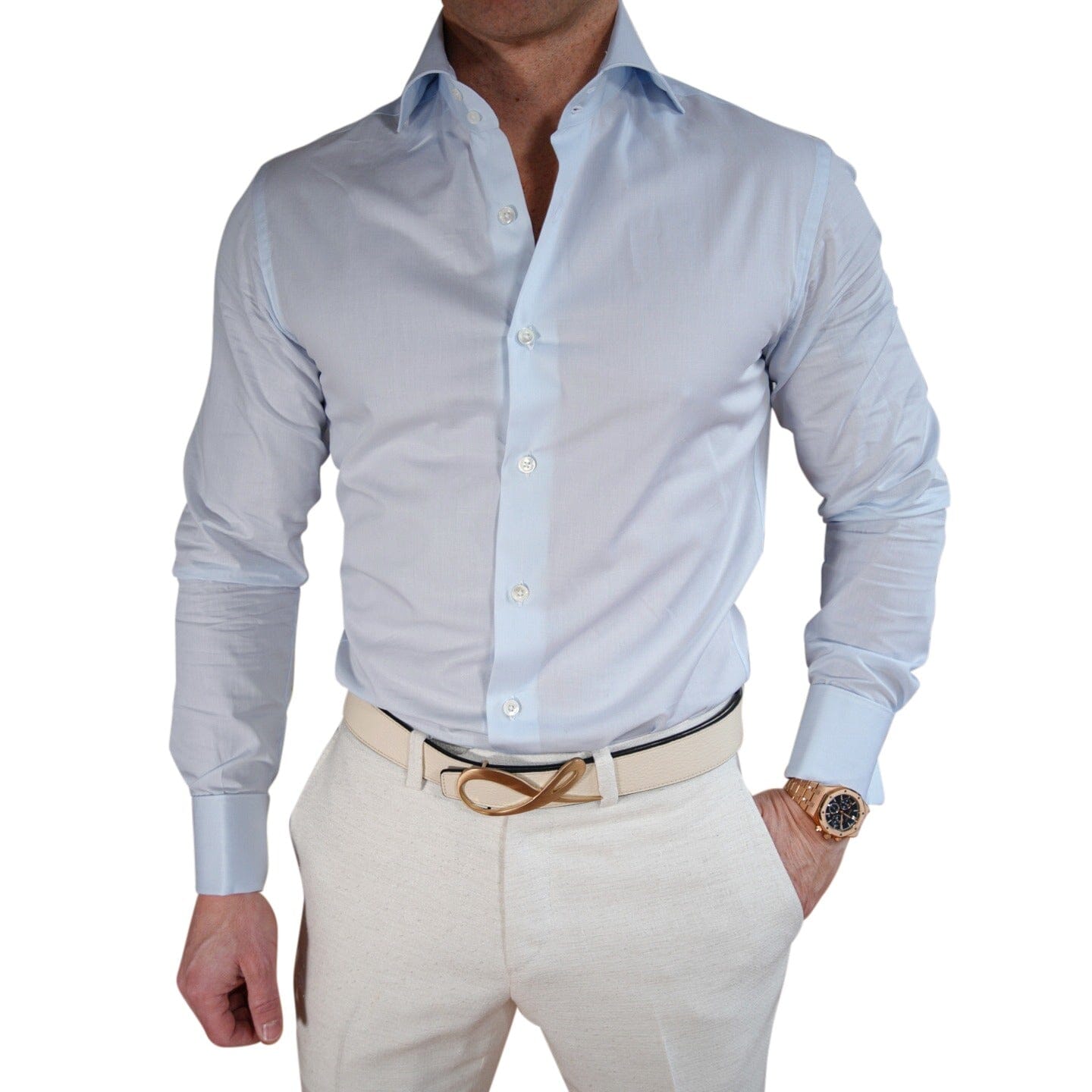 Pastel Blue Dress Shirt