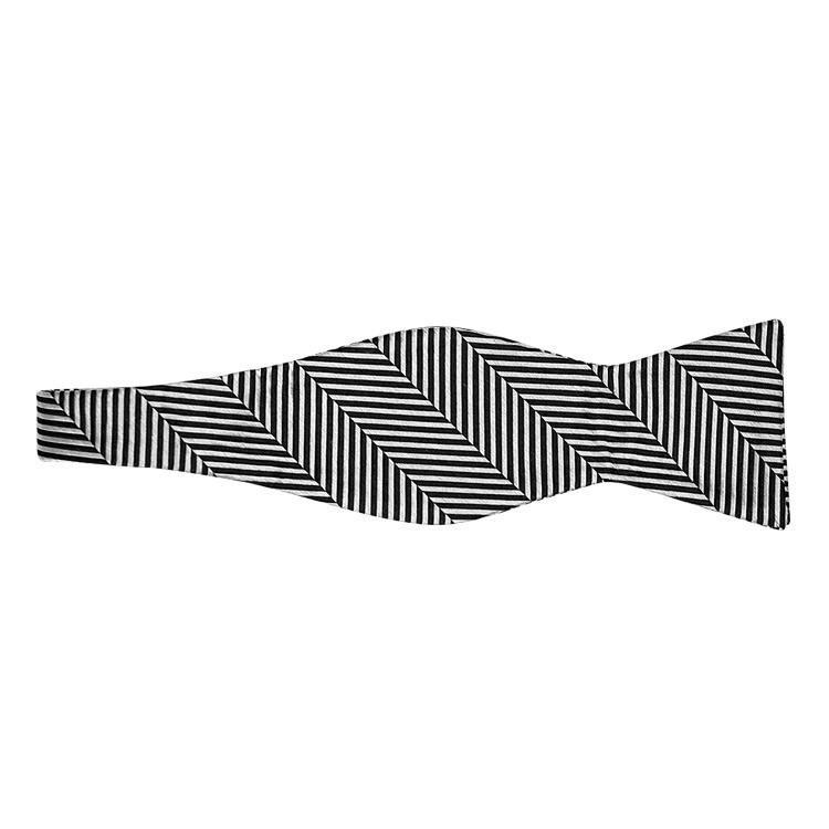 Silver Spina Bow Tie