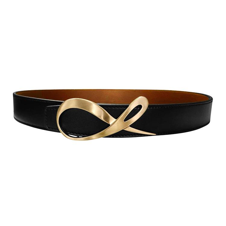 Classica Nero Opal Caramello Rose Gold Belt