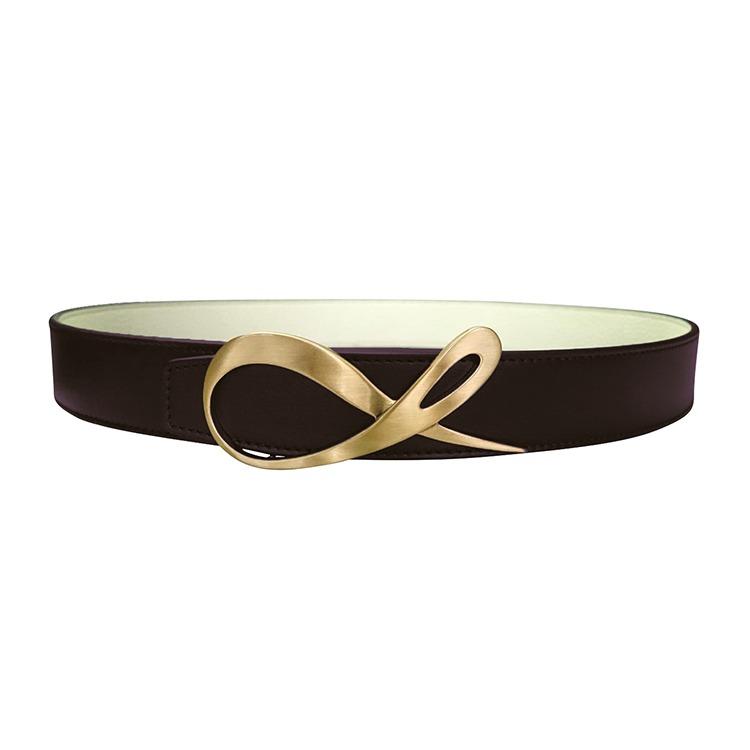 Classica Cacao Mascarpone Rose Gold Belt