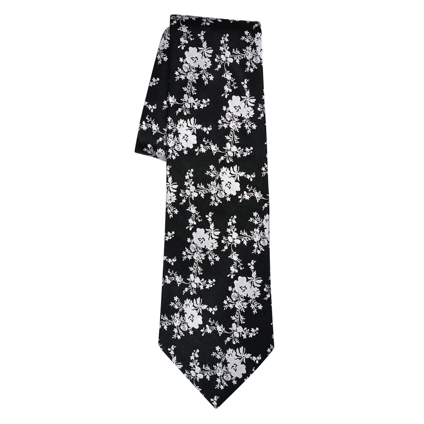 Nero Carnation Necktie